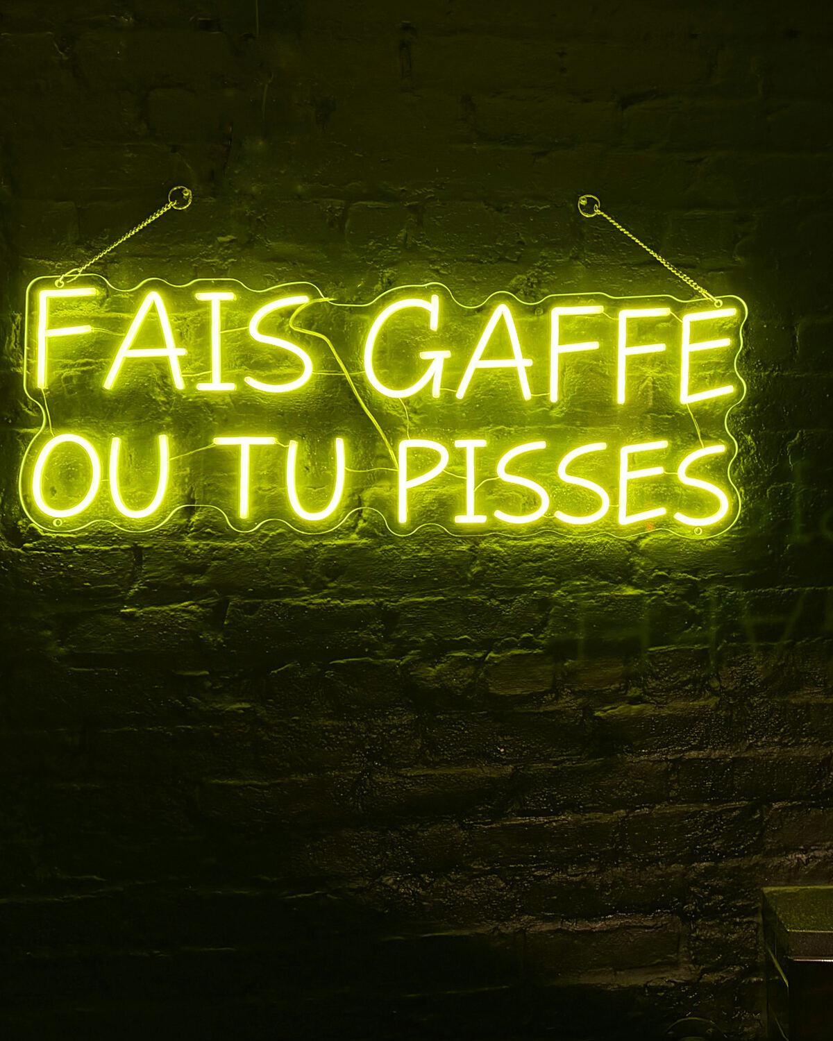 The neon sign in the Martial Vivot West Village salon